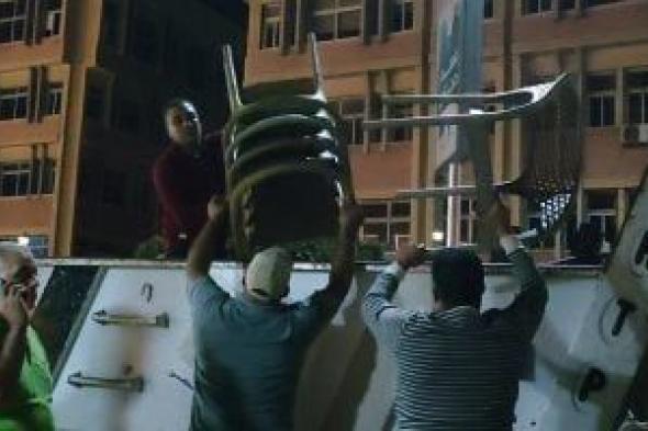 حملة مكبرة لإزالة الإشغالات والتعديات بحي شرق كفر الشيخ.. صور