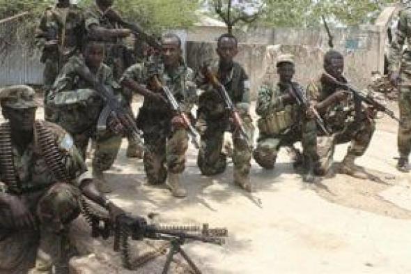 مقتل
13
إرهابيا
وإصابة
8
آخرين
من
ميليشيات
الشباب
فى
عملية
أمنية
بالصومال