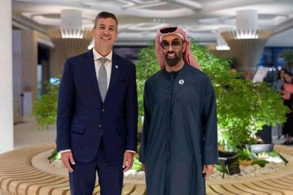 طحنون
      بن
      زايد
      يبحث
      مع
      رئيس
      باراغواي
      العلاقات
      وتطورات
      قطاع
      الاستثمار