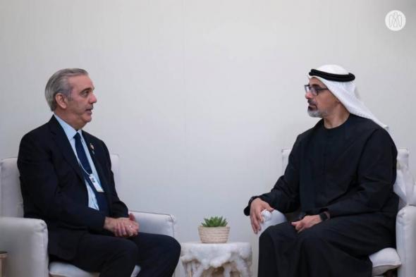 خالد
      بن
      محمد
      بن
      زايد
      ورئيس
      الدومينيكان
      يبحثان
      التعاون