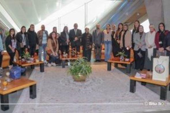 مكتبة
الإسكندرية
تستقبل
وفد
من
دير
الأنبا
إبرام
فى
جولة
داخل
المكتبة