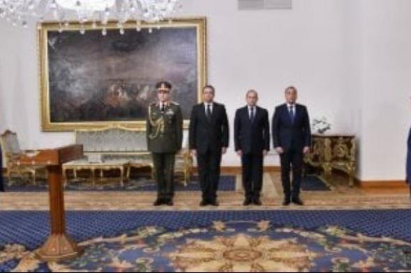 الرئيس السيسى يشهد أداء التشكيل الحكومى الجديد اليمين الدستورية.. فيديو