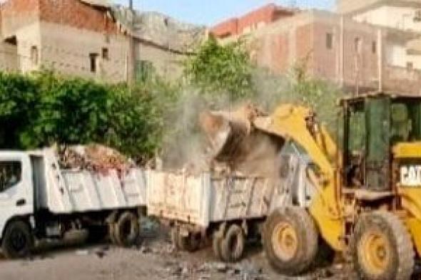 رفع
16
ألف
طن
مخلفات
والقضاء
على
المقالب
العشوائية
بالبحيرة..
اعرف
التفاصيل