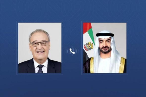 محمد
بن
زايد
ورئيس
الاتحاد
السويسري
يبحثان
هاتفياً
تطورات
الأوضاع
في
المنطقة