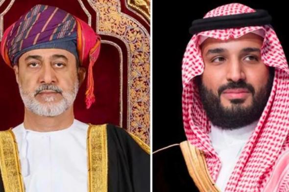 ولي
العهد
وسلطان
عُمان
يبحثان
تطورات
التصعيد
العسكري
بالمنطقة