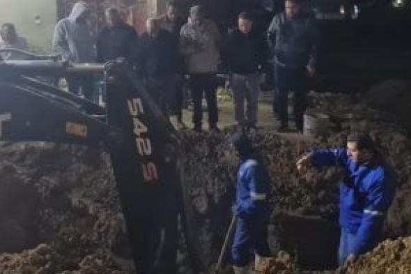 "مياه
القناة"
تنهي
إصلاح
كسر
خط
مياه
بأبوصوير
وتعيد
الخدمة
للمناطق
المتأثرة