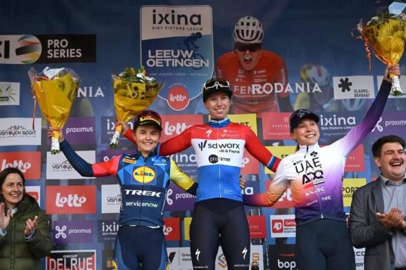 «الإمارات
      القابضة
      للدراجات»
      يتوج
      في
      سباق
      أوتينجن