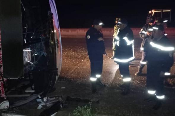 قتيل
و25
جريحا
إثر
انقلاب
حافلة
بالجلفة