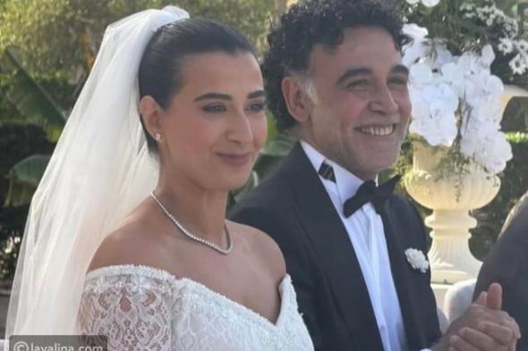 زفاف هاني خليفة ورنا حسانين يخطف الأنظار بحضور نجوم الفن (صور)