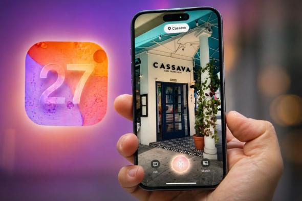 آبل
      تخطط
      لإضافة
      مزايا
      “سيري”
      الذكية
      إلى
      تطبيق
      الكاميرا
      مع
      تحديث
      iOS
      27