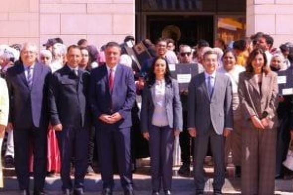 وزيرة
التضامن
تشهد
توزيع
أجهزة
تعويضية
لطلاب
الجامعات
بالعاصمة
الإدارية