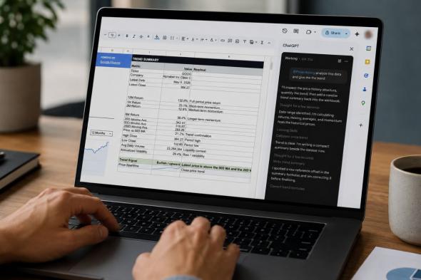 OpenAI
      تُطلق
      ChatGPT
      داخل
      Excel
      و
      Google
      Sheets
      لكافة
      المستخدمين