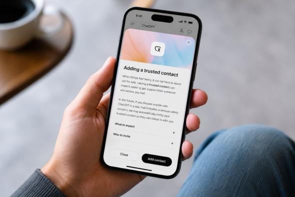 ChatGPT
      يستعين
      بالأصدقاء
      والعائلة
      عند
      رصد
      أزمات
      نفسية