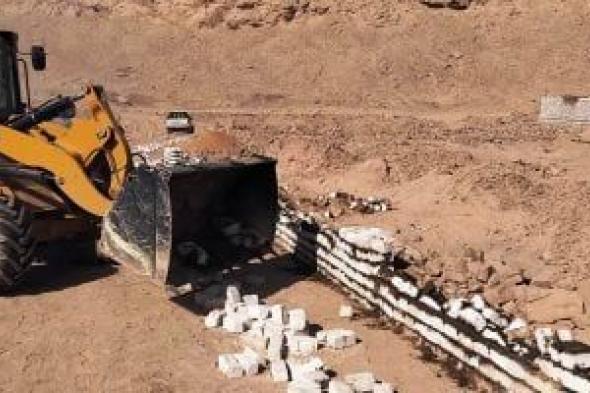 إزالة
257
حالة
تعدى
على
أراضى
الدولة
بأسوان