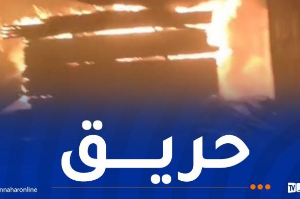 إخماد
حريق
داخل
ورشة
لرسكلة
البلاستيك
ببومرداس