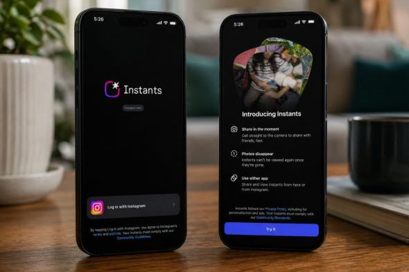 إنستاجرام
      تطلق
      رسميًا
      تطبيق
      Instants
      لمشاركة
      الصور
      مؤقتًا