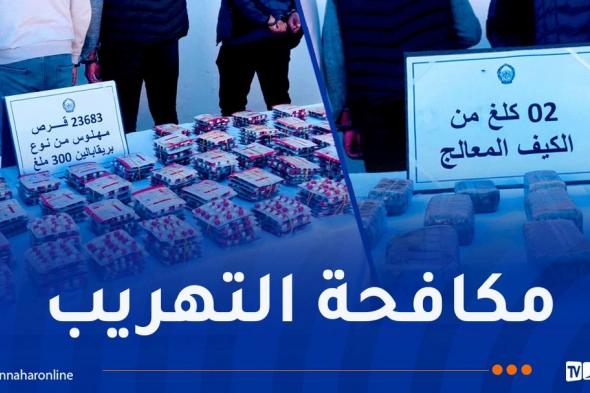 شرطة
سيدي
بلعباس
تحجز
أكثر
من
23
ألف
قرص
مهلوس
وتفكّك
شبكة
"للحرقة"