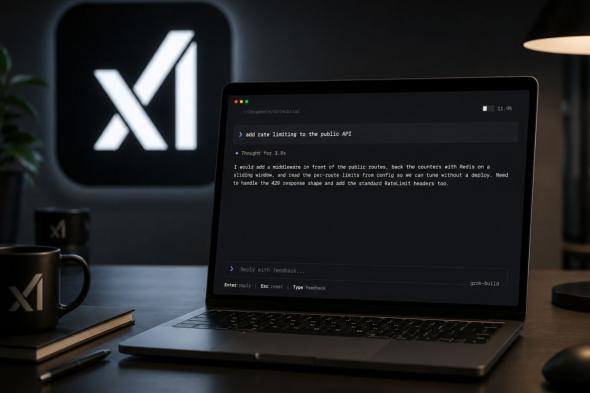 xAI
      تطلق
      Grok
      Build
      لمنافسة
      أدوات
      البرمجة
      بالذكاء
      الاصطناعي