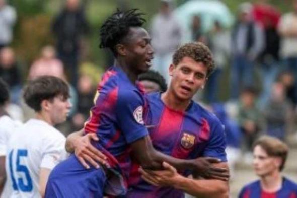 حمزة عبد الكريم يقود برشلونة ضد لاس بالماس في نصف نهائي كأس الأبطال