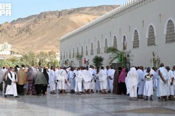 "ميقات
    ذي
    الحليفة"
    بالمدينة
    المنورة
    يودّع
    آخر
    أفواج
    الحجاج
    المتجهين
    إلى
    مكة
    المكرمة