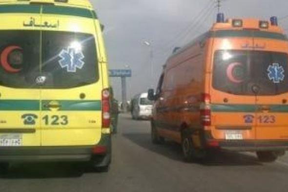 إصابة
شخص
صدمته
سيارة
أثناء
عبوره
للطريق
فى
المنيب