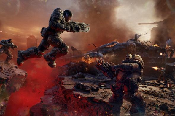 مدة
      طور
      القصة
      في
      Gears
      of
      War:
      E-Day
      ستحطم
      رقمًا
      قياسيًا
      في
      السلسلة