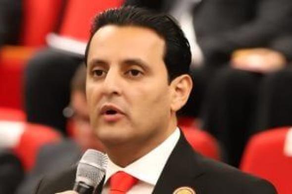 النائب
أحمد
سمير:
لقاء
الرئيس
السيسي
والشيخ
محمد
بن
زايد
يعكس
قوة
العلاقات
المصرية
الإماراتية