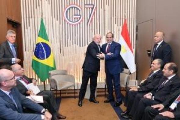 الرئيس
البرازيلي
يؤكد
ضرورة
مواصلة
العمل
لزيادة
التبادل
التجارى
مع
مصر