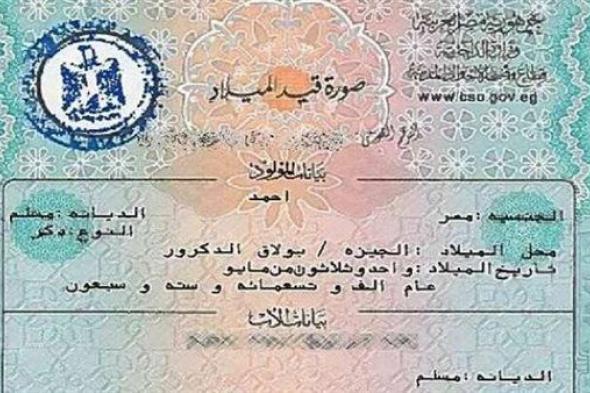 وأنت
      بره
      مصر..
      إزاي
      تطلع
      شهادة
      ميلاد
      لأهلك
      أونلاين
      وتوصلك
      لحد
      البيت؟