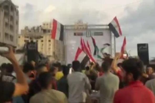 غزة تحتفل بالفراعنة بعد تحقيق منتخب مصر الانتصار التاريخى بكأس العالم.. فيديو