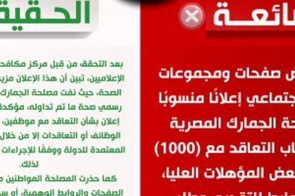 نقابة
الإعلاميين
تكشف
حقيقة
إعلان
وظائف
لـ
1000
من
حملة
المؤهلات
العليا
