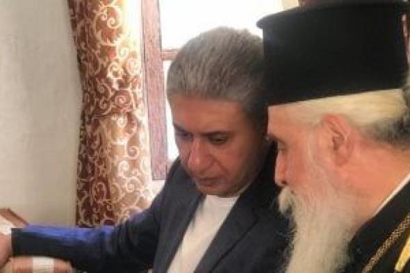 وزير
السياحة
والآثار
يزور
دير
سانت
ويلتقي
الأنبا
سيميون
مطران
الدير