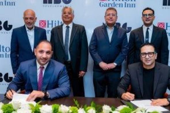 MBG
DEVELOPMENTS
توقع
شراكة
مع
«هيلتون
العالمية»
لافتتاح
فندق
Hilton
Garden
Inn
بـDoray
Bay
رأس
البر