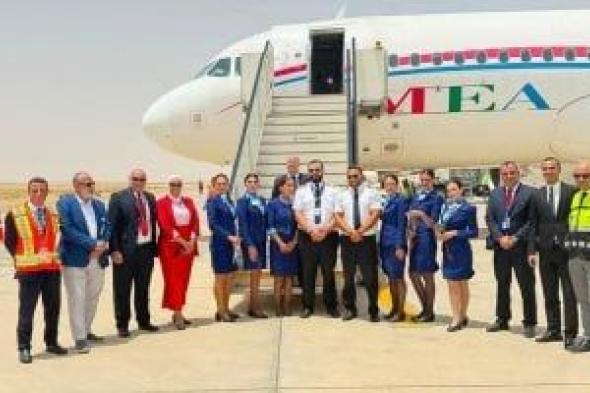 مطار العلمين الدولى يستقبل أولى رحلات Middle East Airlines القادمة من بيروت