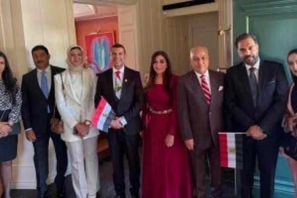 قيادات الجالية المصرية بالنرويج تشارك احتفالات السفارة بذكرى ثورة 23 يوليو