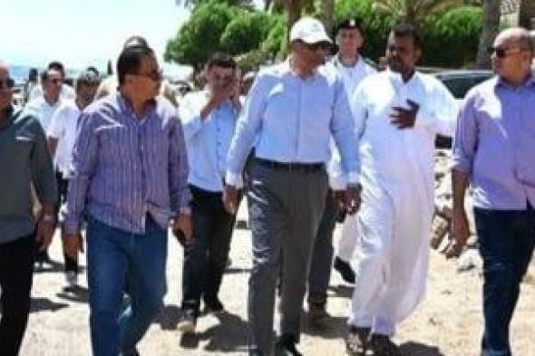 محافظ جنوب سيناء يتفقد المناطق المحرومة من الصرف الصحي في العصلة بمدينة دهب