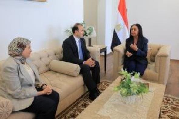 وزيرة التضامن تبحث مع ممثل برنامج الأمم المتحدة الإنمائى تحسين خدمات المواطنين