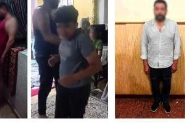 ضبط أب مخمور لتعديه على طفليه بالضرب بعد تصوير زوجته فيديو بالإسكندرية