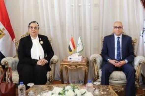 رئيس مجلس الدولة يستقبل رئيسة المجلس القومى للمرأة لبحث تعزيز التعاون وتبادل التهنئة