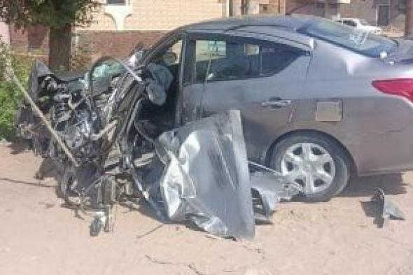 إصابة شخصين في حادث تصادم بطريق طامية بالفيوم