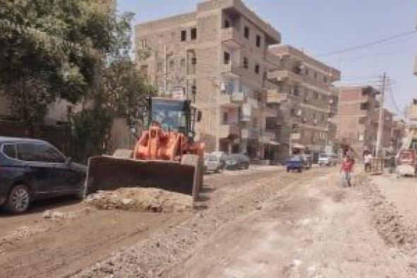 محافظ الجيزة يتابع أعمال تحسين كفاءة الطرق بالحوامدية والبدرشين ومنشأة القناطر