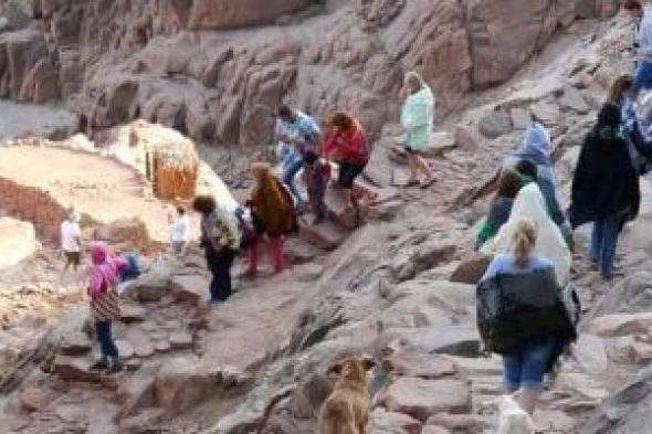 مدينة سانت كاترين تستقبل 270 سائحا من مختلف دول العالم