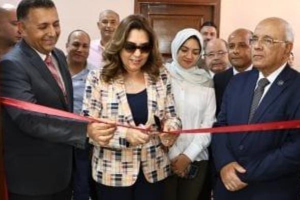 وزيرة التنمية المحلية والبيئة ومحافظ القليوبية يفتتحان المركز التكنولوجي الجديد بمركز طوخ